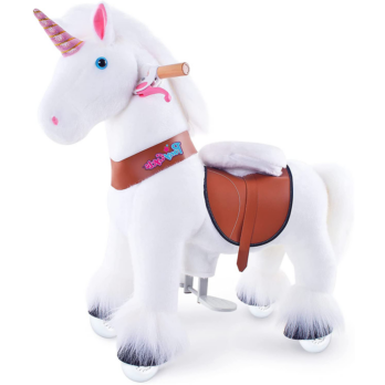 PonyCycle – Unicorn alb, marime S (3-5 ani)