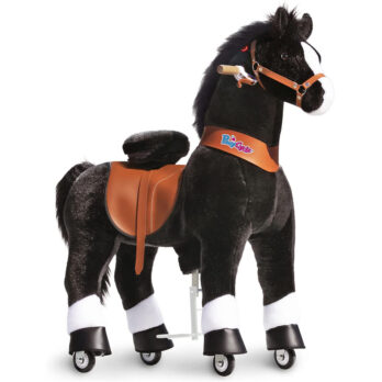 PonyCycle – Calut copii negru, marime L, 7 ani +