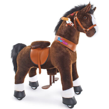 PonyCycle – Calut maro ciocolata, marime S (3-5 ani)
